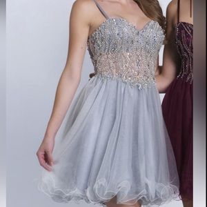 EMBELLISHED TULLE FIT & FLARE 1995
